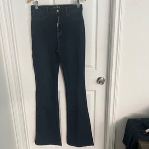 Fashion Nova Dark Denim Flare Jeans